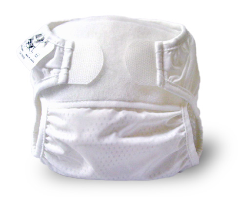 Image: Bummi Original Nylon Diaper Cover | interior mesh lining increases the flow of air and wicks moisture away | Silky and feather-light nylon