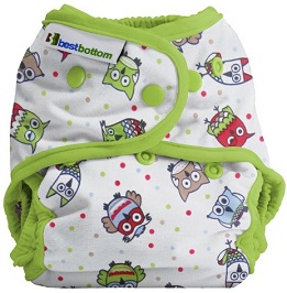 Image: Best Bottom One-Size Diaper Shell | One size (8-35 pound) with front snaps to customize for the perfect fit