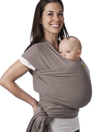 Image: Boba Wrap Baby Carrier | Front and infant hold | Comfortable for newborns up to 35 pounds