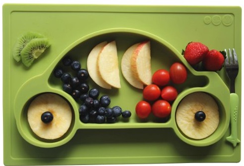 Image: Galaxy one Piece Car Silicone Placemat and Tray | food-grade silicone | free of BPA, PVC, lead and phthalates