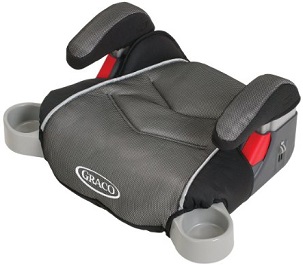 Image: Graco Backless TurboBooster Car Seat | safely transport your 'big kid' from ages 4 -10, from 40 - 100 pounds; and up to 57 inches tall