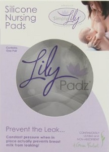 Image: LilyPadz(r) Reusable Silicone Nursing Pads - Prevents leaking rather than absorbing - Discreet underneath clothing - Sleep Braless, Go Strapless, Go Swimming