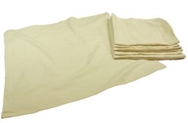Image: OsoCozy Unbleached Birdseye Flat Diapers (dozen) Soft 100% cotton. Natural unbleached cotton | Thicker than Gerber and other chain store brands