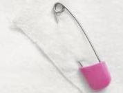 Image: plastic head diaper pins