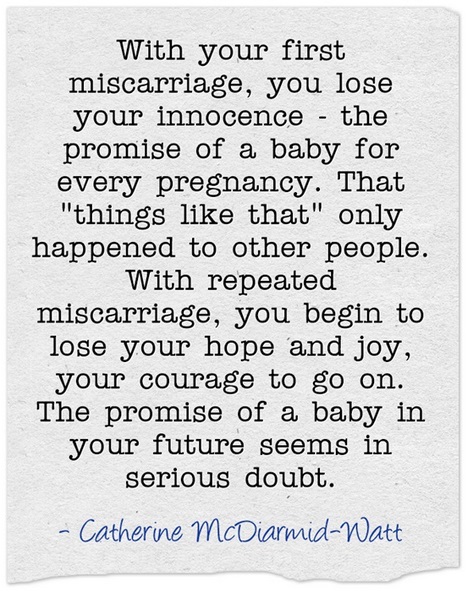 Image: Miscarriage: Multiple Loss article quote