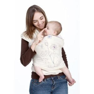 Image: Moby Wrap UV SPF 50+ 100% Cotton Baby Carrier - Perfect for babies 8-35 lb - Petite and Plus size friendly