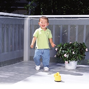 Image: Safety 1st Baby Safety Railnet - Railing ties and screw eyes helps keep net securely attached