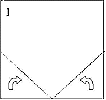 Image: Take a square diaper. Fold in top third to form a point