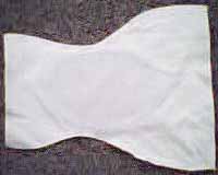 Image: 1. Lay shaped diaper flat