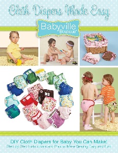 Image: Babyville Boutique Cloth Diapers Made Easy Book, by Dritz Babyville Boutique | Guides novice sewers through each step of diaper making